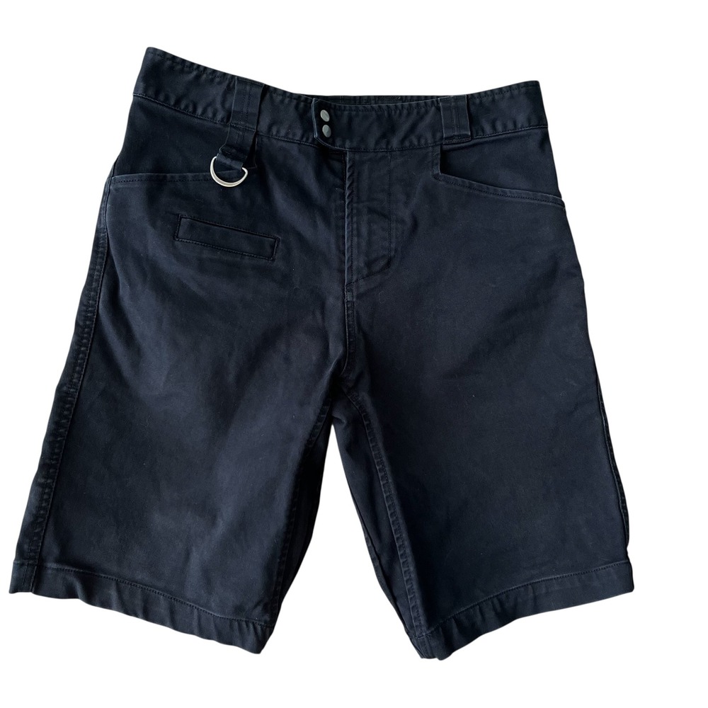 Nike SB Mens Black Chino Skate Shorts D-Ring Size 30